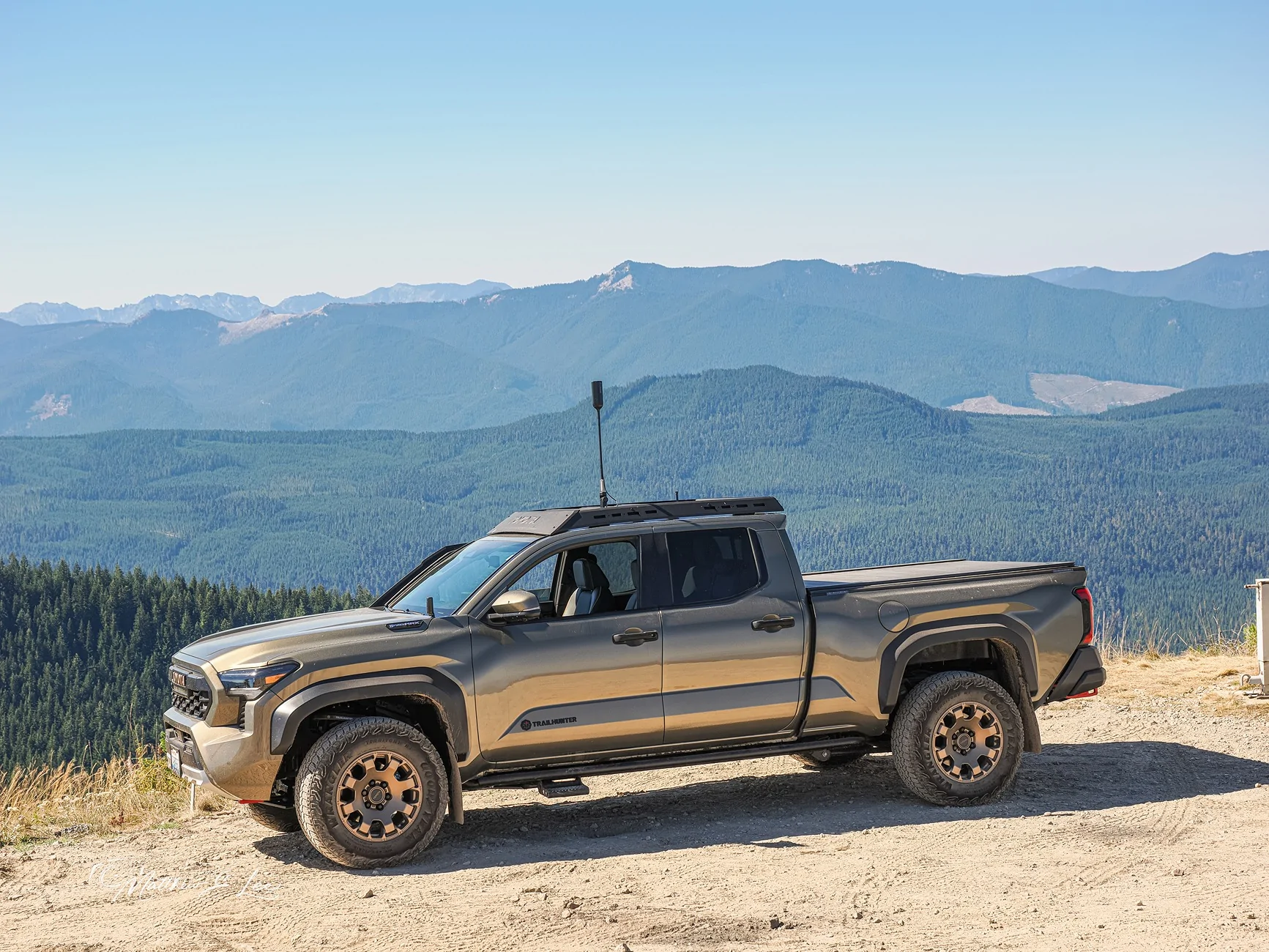 2024 Tacoma My Tacoma in front of Mt Rainier AKA Mt Tacoma P9179437