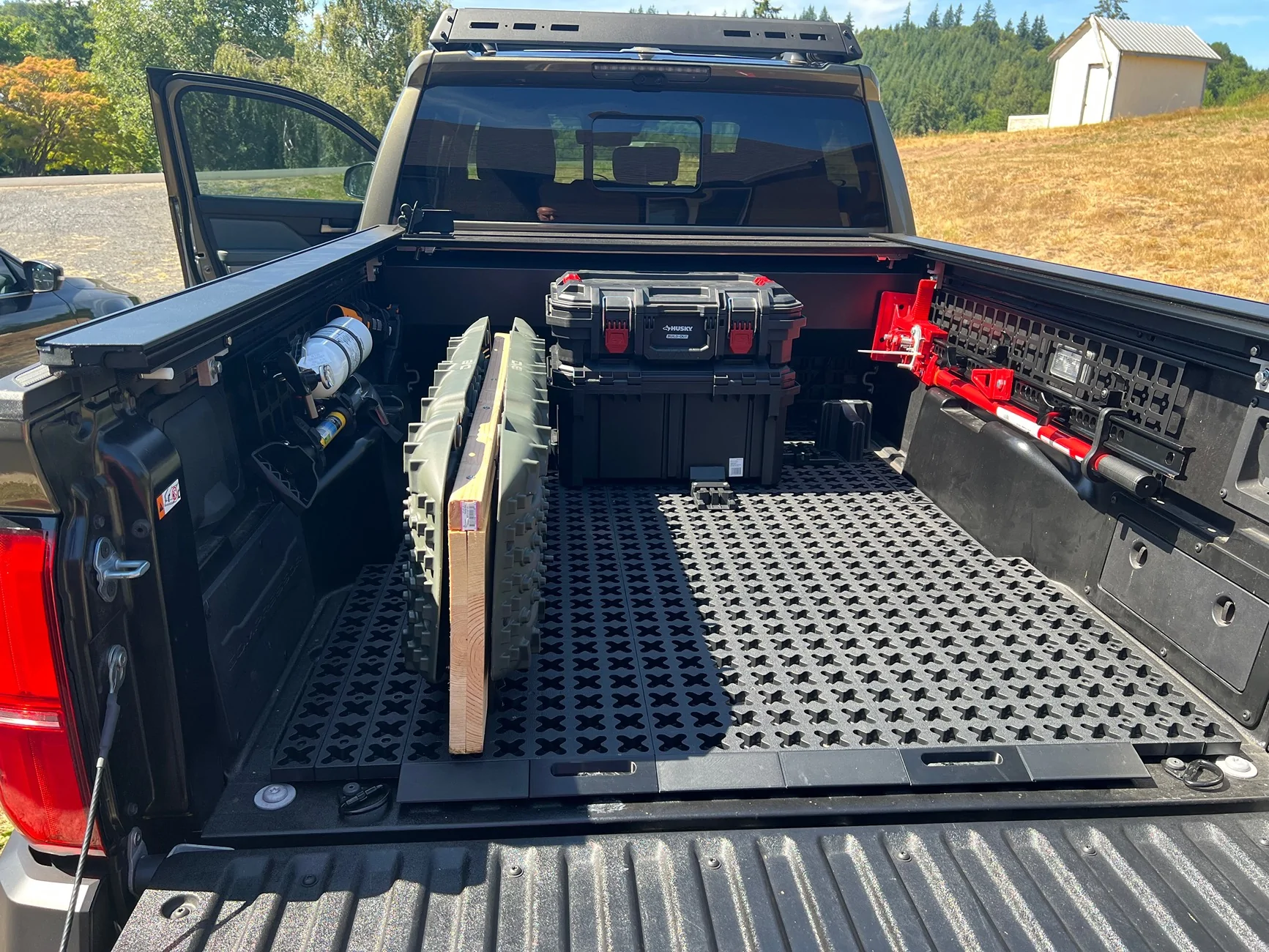 2024 Tacoma Side Molle Panels for 2025 TDR OR - 6FT Bed with OEM Tri-fold Tonneau Cover IMG_4985