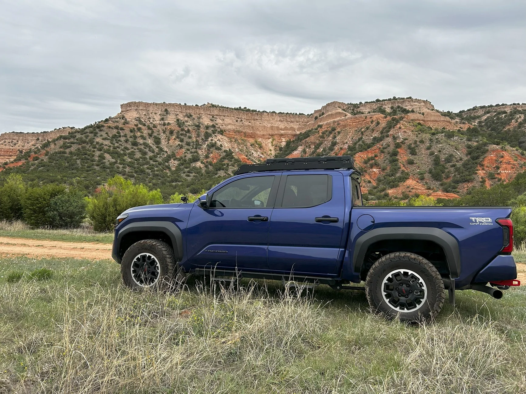 2024 Tacoma 285/75R17 tires on stock off-road trd wheels IMG_6997