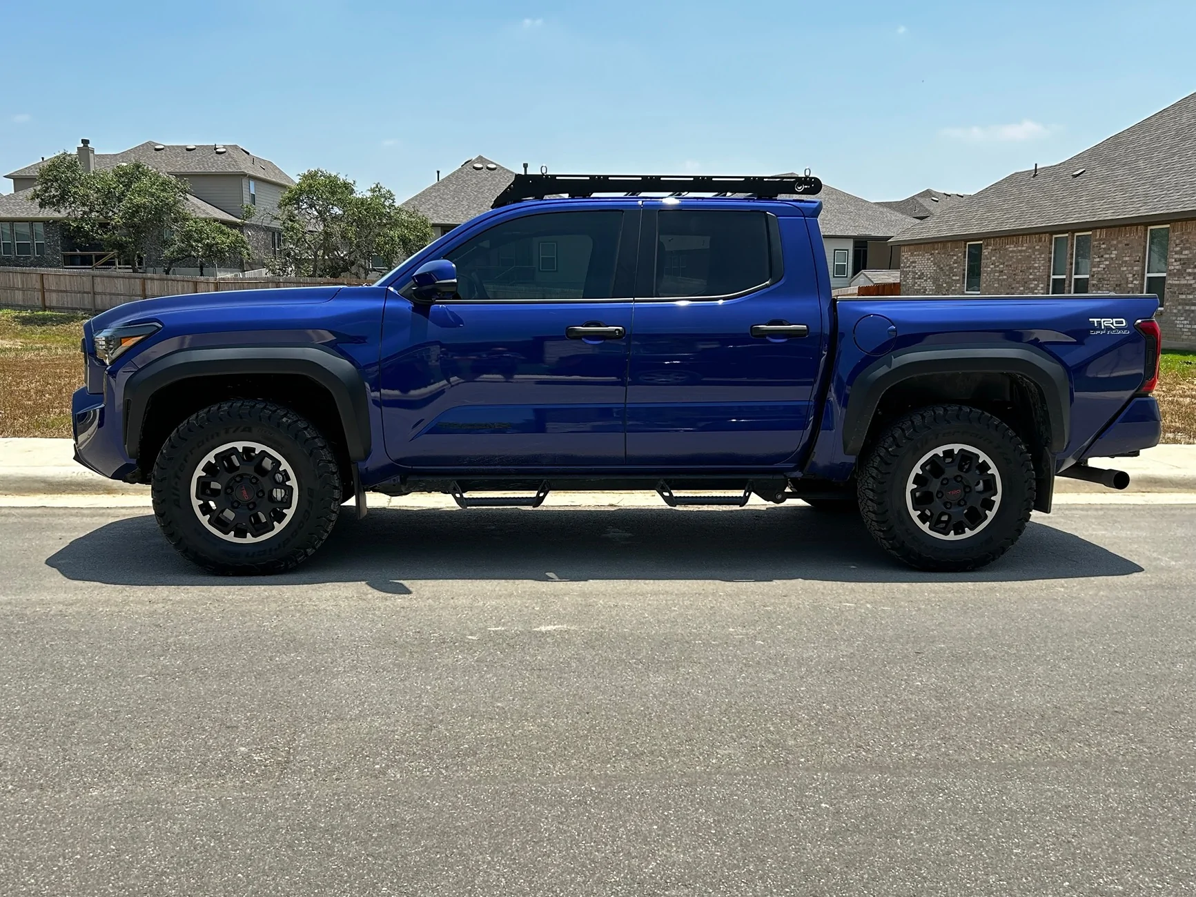 2024 Tacoma 285/75R17 tires on stock off-road trd wheels IMG_6370