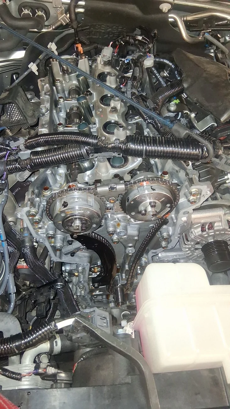 2024 Tacoma Front Timing Cover Leaking front of engin