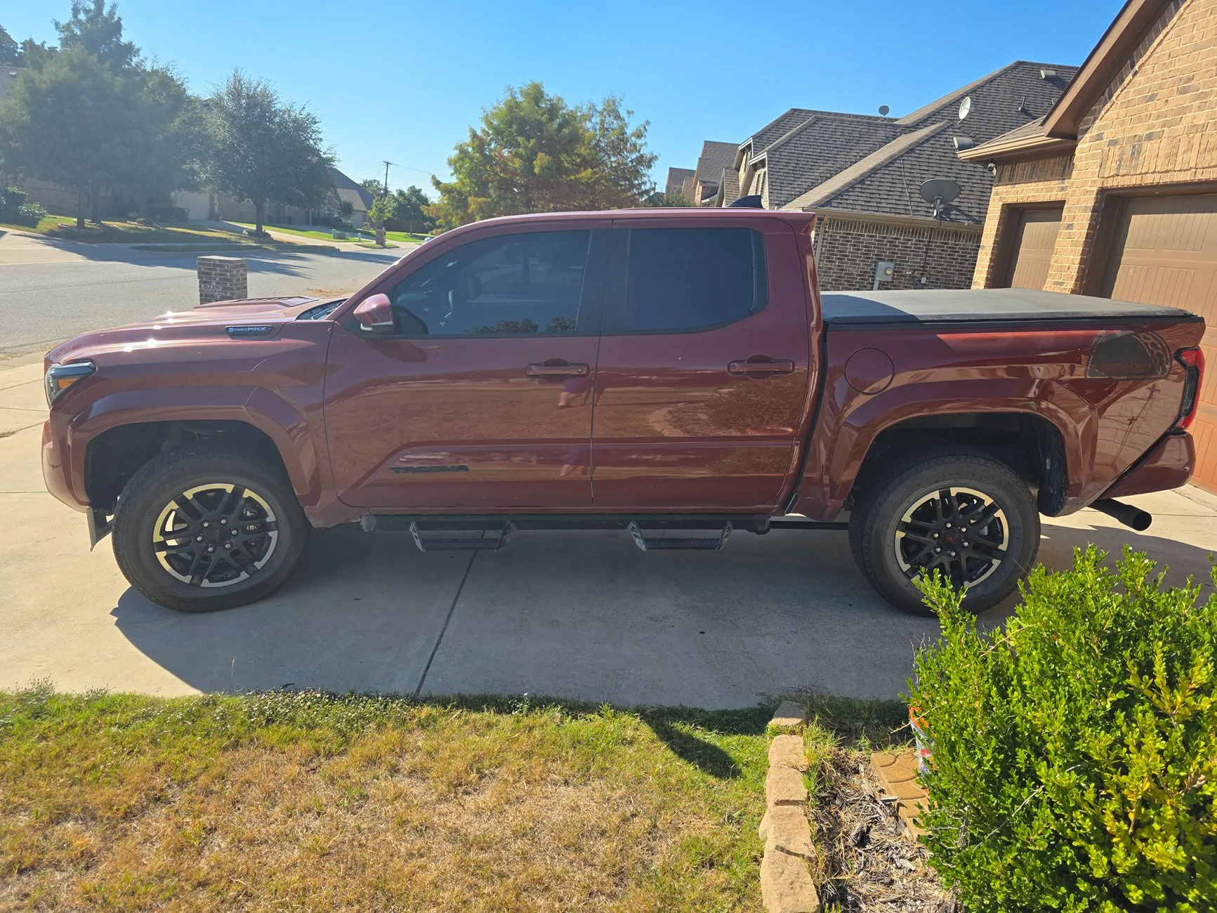 2024 Tacoma TRD Pro camo enhancements - wrap on fender flares and tailgate 20251010_103226