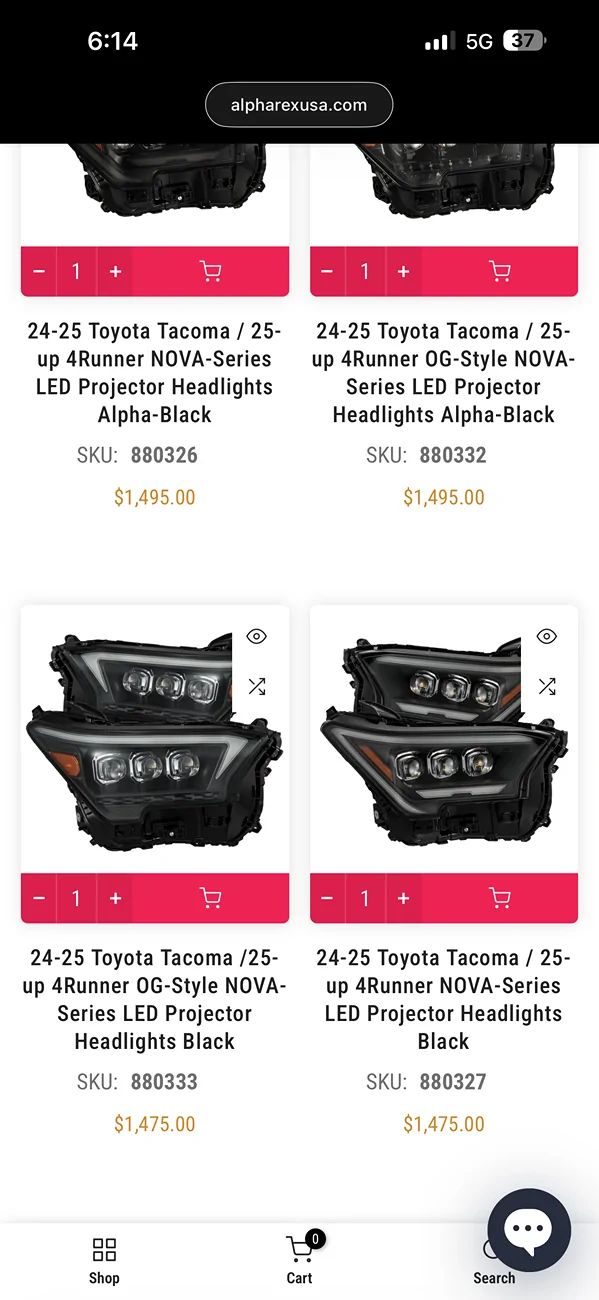 2024 Tacoma AlphaRex Headlights and Tail Lights Installed - TRD Pro IMG_2159