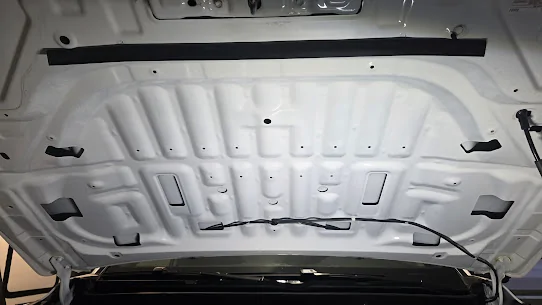2024 Tacoma Sound Deadening and the most beneficial spots to target hood 1