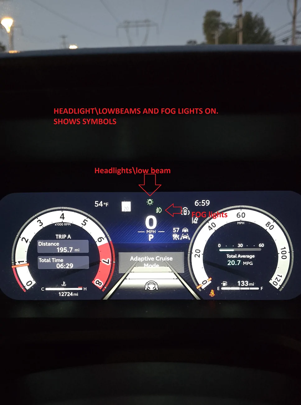 2024 Tacoma Instrument Cluster PARKING LIGHTS? Headlights_ON_LowBeams