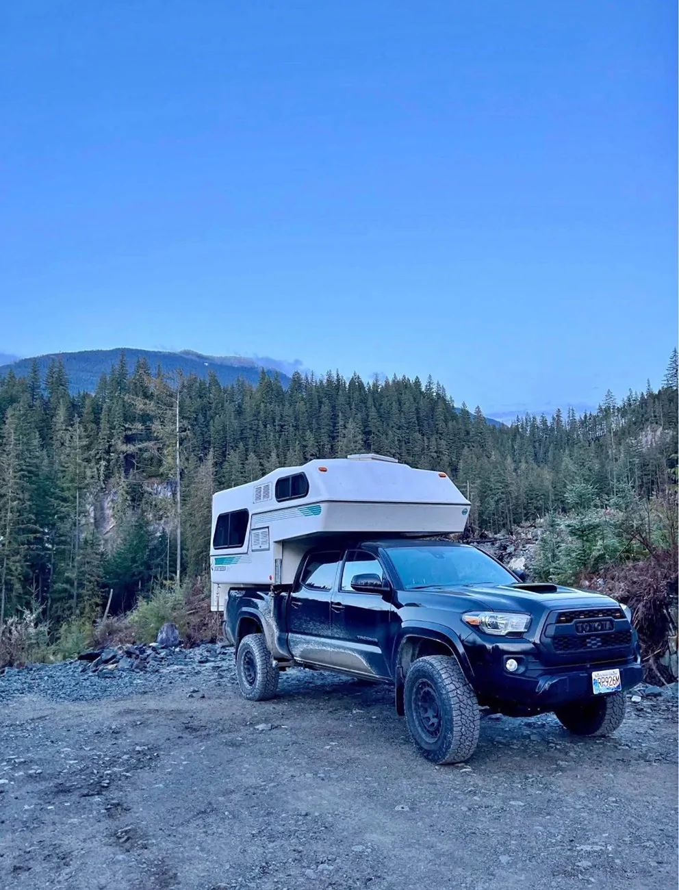 2024 Tacoma Northern Lite 6'10 camper setup on 4G Taco unnamed