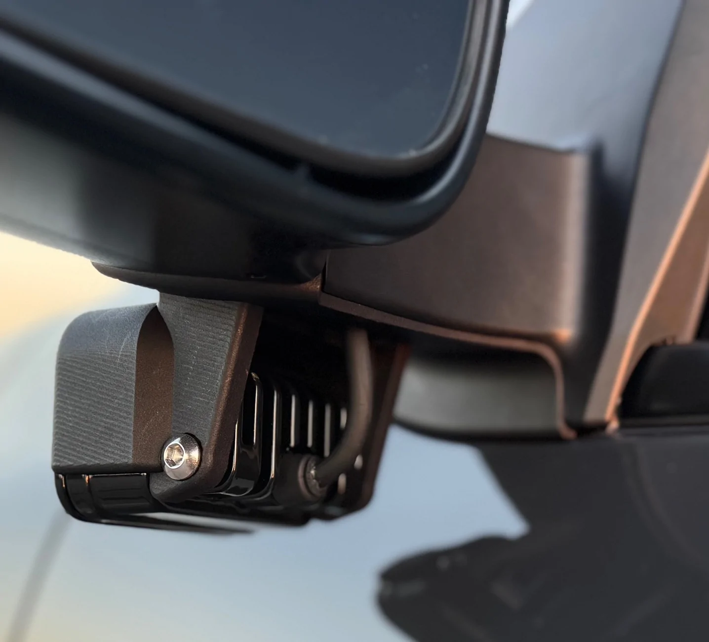 2024 Tacoma Baja 686 Mirror Ditch Light Harness IMG_7718