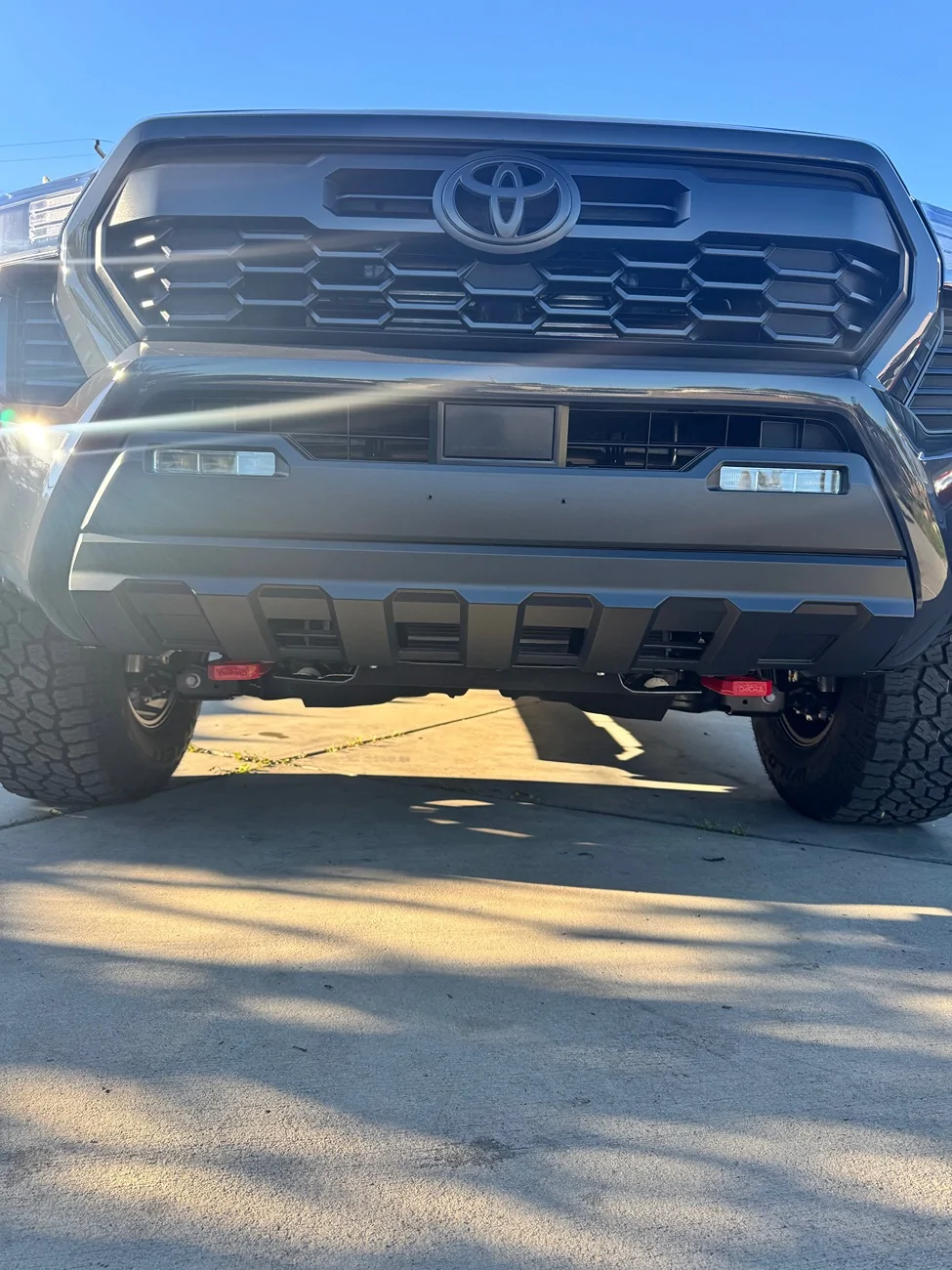 2024 Tacoma Crooked Passenger Side Tow Hook on 2025 Tacoma IMG_5734