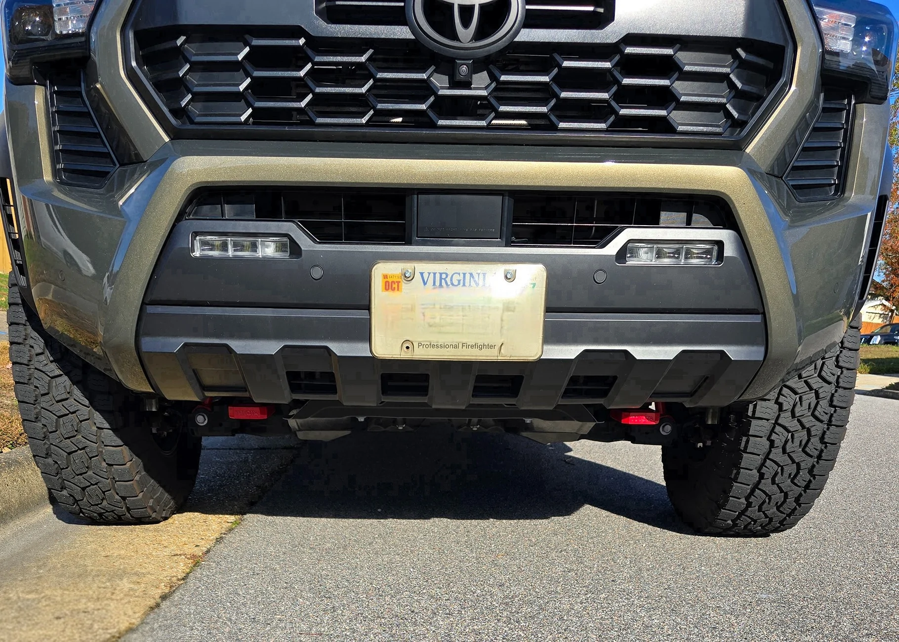 2024 Tacoma Crooked Passenger Side Tow Hook on 2025 Tacoma 1000006082