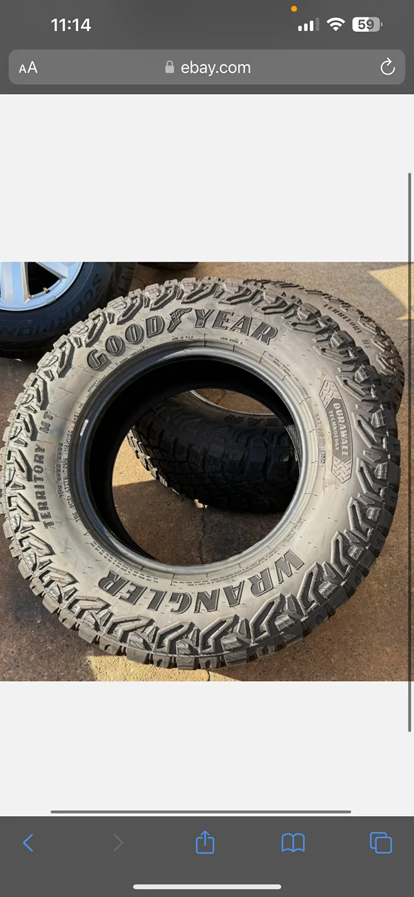 2024 Tacoma Goodyear Wrangler Territory MT - 275/70r18 - 2024 TRD Sport IMG_5267
