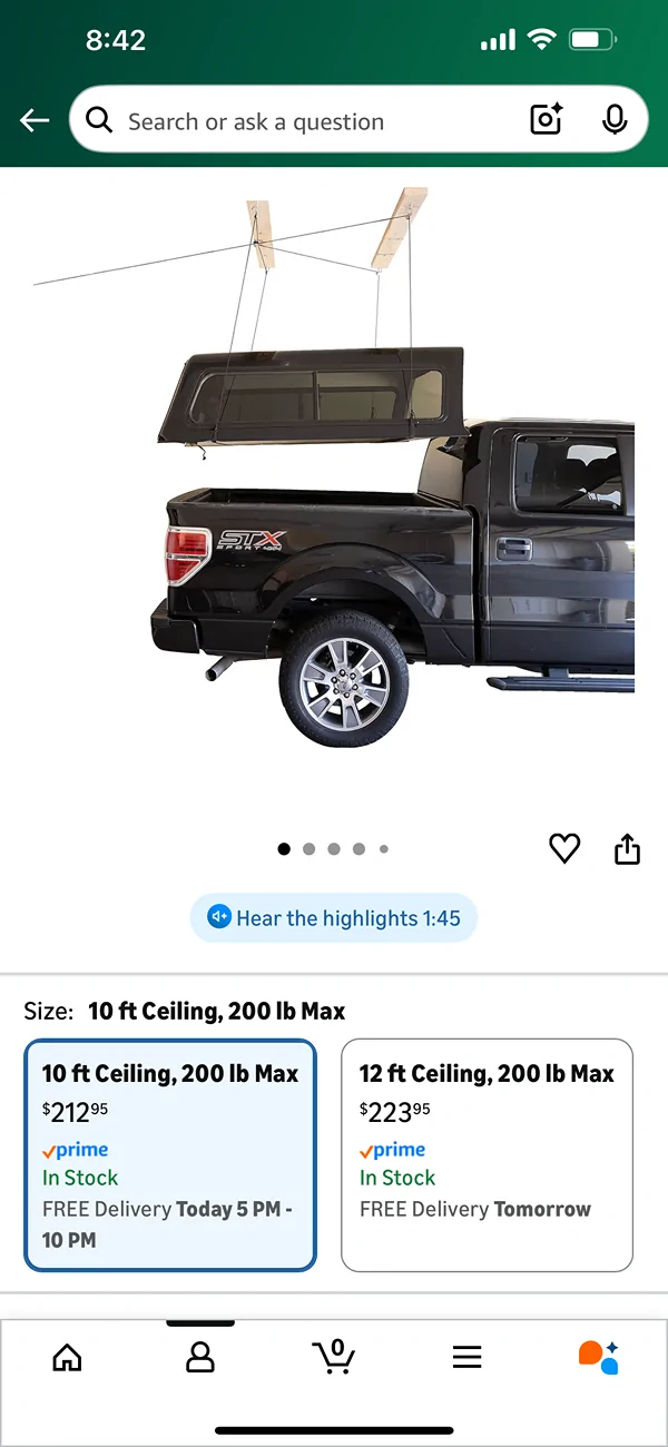 2024 Tacoma New Alu-Cab Canopy Install IMG_5204