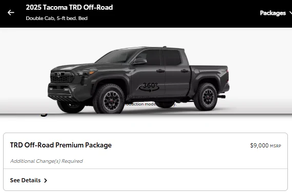 2024 Tacoma 2026 Tacoma Updates / Changes Announced. New Colors Heritage Blue & Wave Maker Added 1763070349688-m