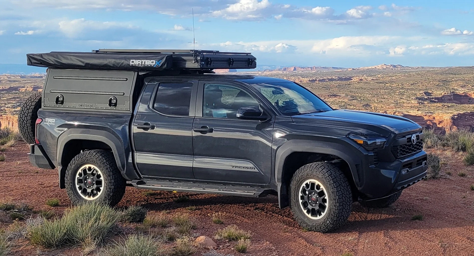 2024 Tacoma Dobinsons C59-823V installed on Trailhunter with 800lbs constant weight, 2.5" positive rake Truck-cro