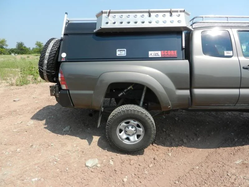 2024 Tacoma Dobinsons C59-823V coil springs installed on Trailhunter with 800lbs constant weight, 2.5" positive rake DSCN0411_zps2e720e92