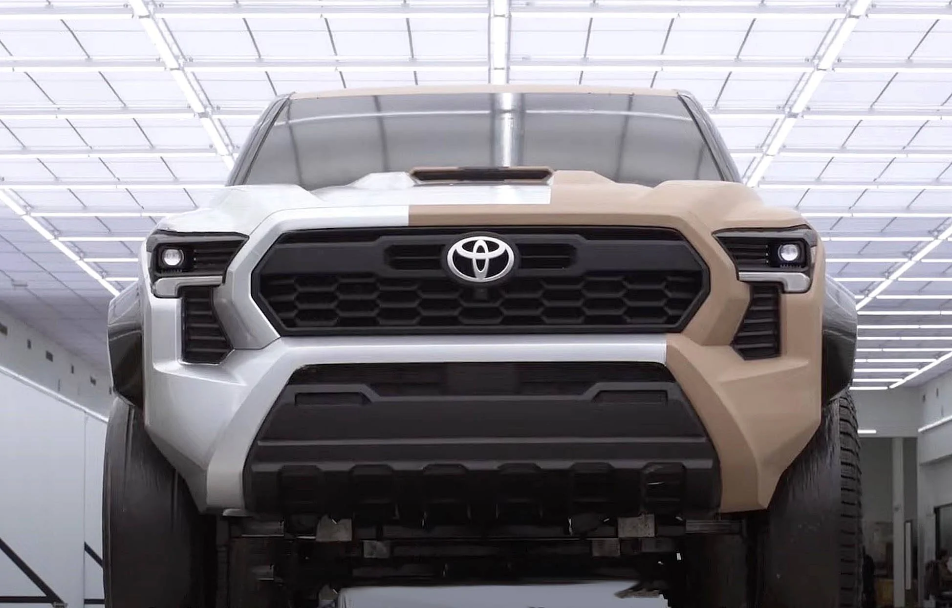 2024 Tacoma How Calty Designed the All-New 2024 Tacoma clay model 2024 toyota tacoma 4th gen CALTY design studio