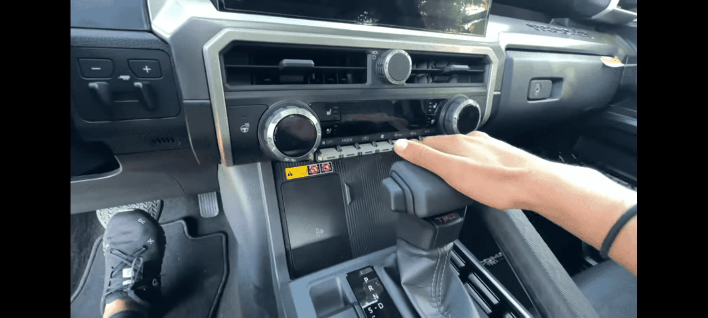 2024 Tacoma First look at 2024 Tacoma Off-Road interior w/ SofTex seats Screenshot_20230903-182831