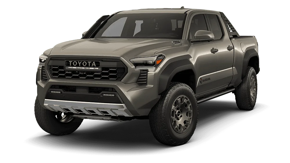 2024 Tacoma Bronze Oxide Trailhunter + Ice Cap White TRD Pro 2024 Tacomas @ Toyota National Dealer Meeting tgh