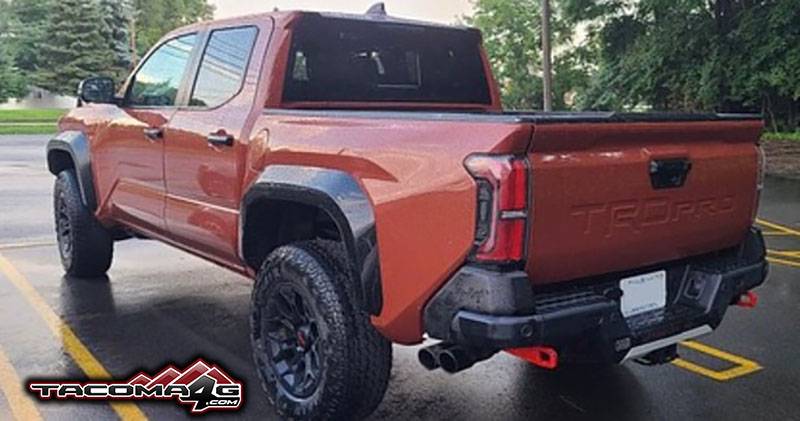 2024 Tacoma 2024 Tacoma TRD Pro (Terra & Wind Chill Pearl White Colors) on display 2024-tacoma-terra-color-trd-pro-4-jpg-