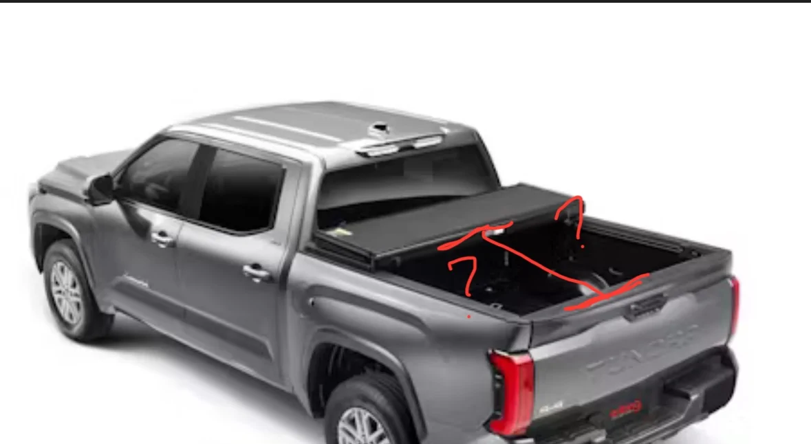 2024 Tacoma Bison Tonneau Cover (6 foot) installed IMG_0817
