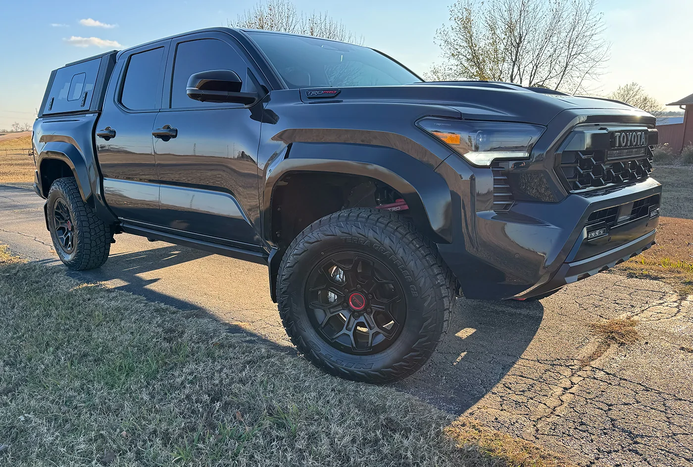 2024 Tacoma Nitto Terra Grappler G3, 275/70r18, Tundra Pro BBS wheels installed IMG_5649