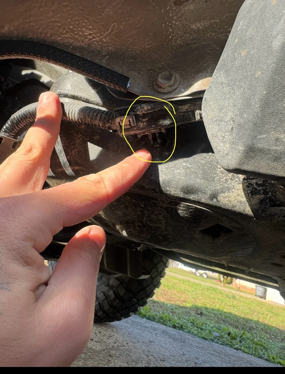 2024 Tacoma How to: Relocating the Sway Bar Disconnect Harness to Fit Larger Tires on a 4th Gen Tacoma IMG_1442