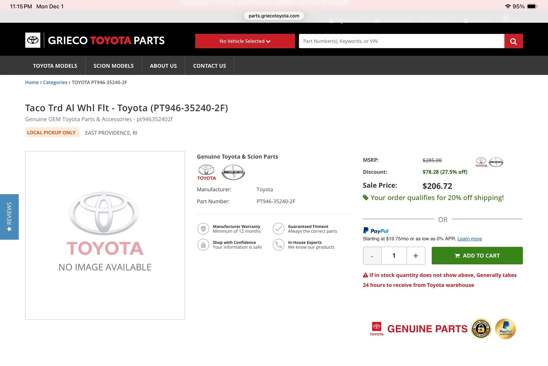 2024 Tacoma Overpriced Pro Wheels IMG_0379