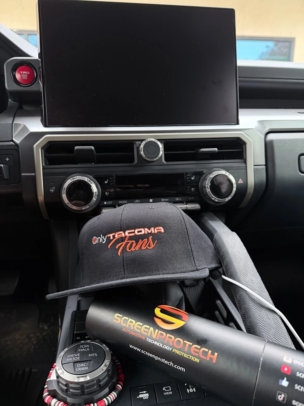 2024 Tacoma Screen Protech Film IMG_2771