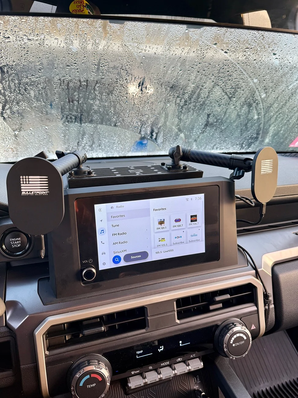 2024 Tacoma Bulletpoint mount install. IMG_3392 2