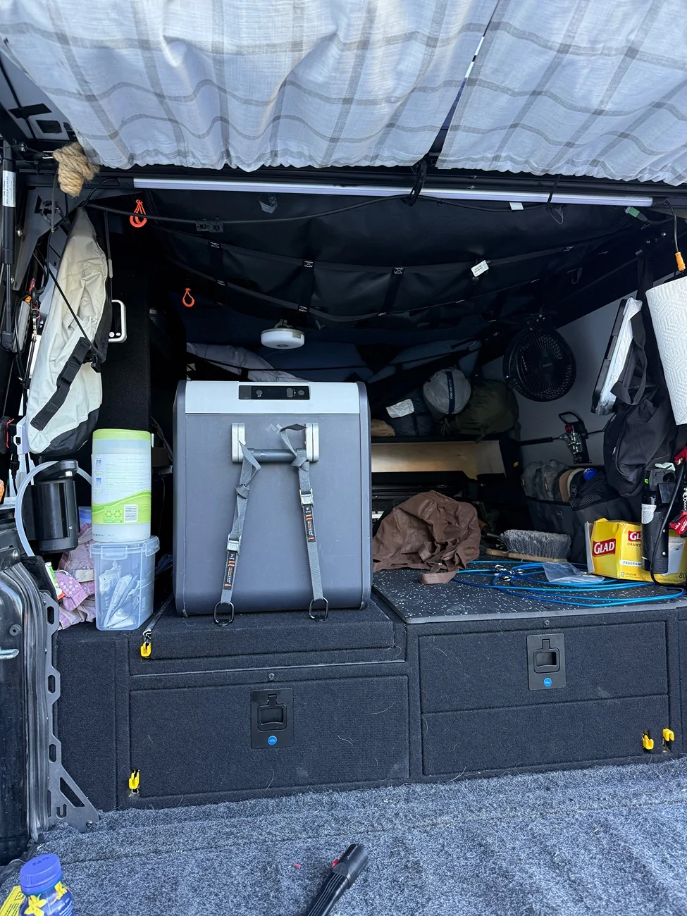 2024 Tacoma Dobinsons C59-823V coil springs installed on Trailhunter with 800lbs constant weight, 2.5" positive rake IMG_8115