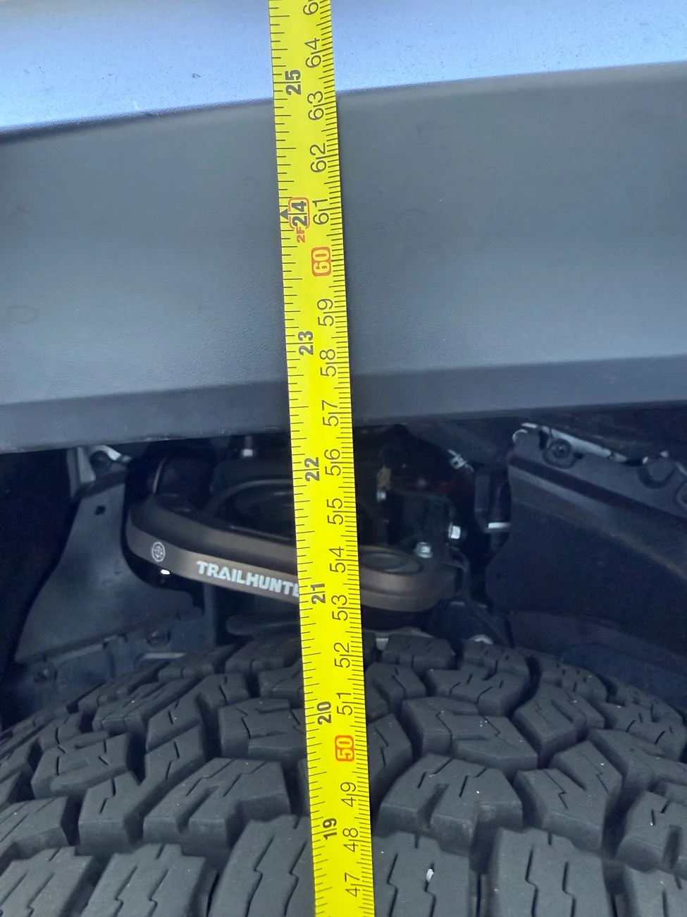 2024 Tacoma Dobinsons C59-823V coil springs installed on Trailhunter with 800lbs constant weight, 2.5" positive rake IMG_8123