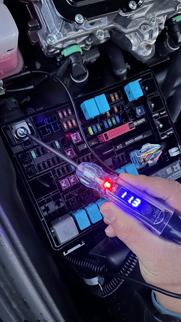 2024 Tacoma Wiring grill light bar for a hybrid question IMG_3773