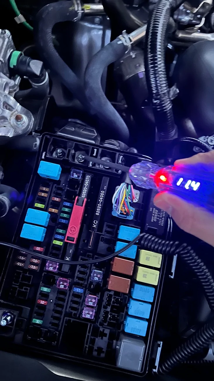 2024 Tacoma Wiring grill light bar for a hybrid question IMG_3774