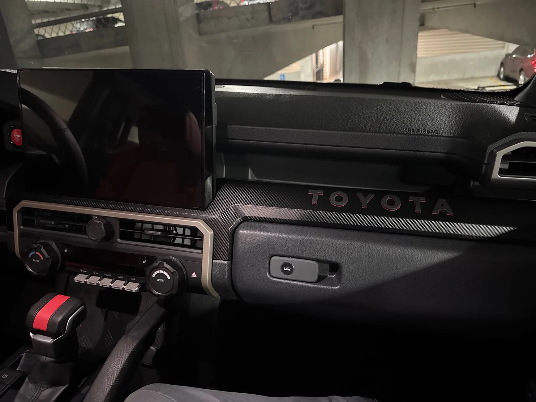 2024 Tacoma TRD Pro interior dash trim part numbers IMG_0730