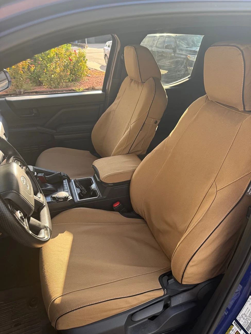 2024 Tacoma Escape Gear Canvas Seat Covers IMG_0631