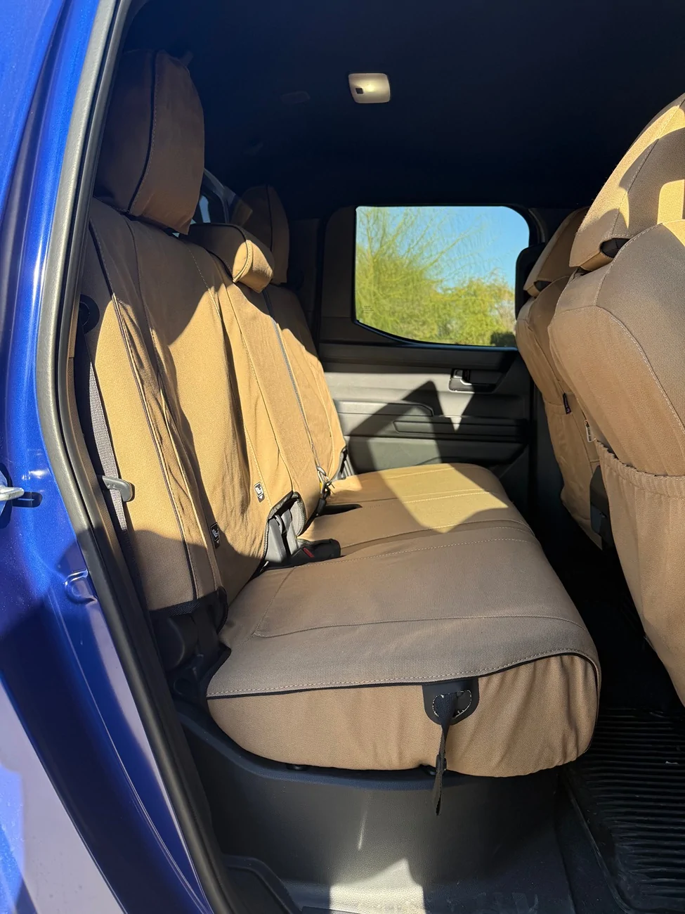 2024 Tacoma Escape Gear Canvas Seat Covers IMG_1261