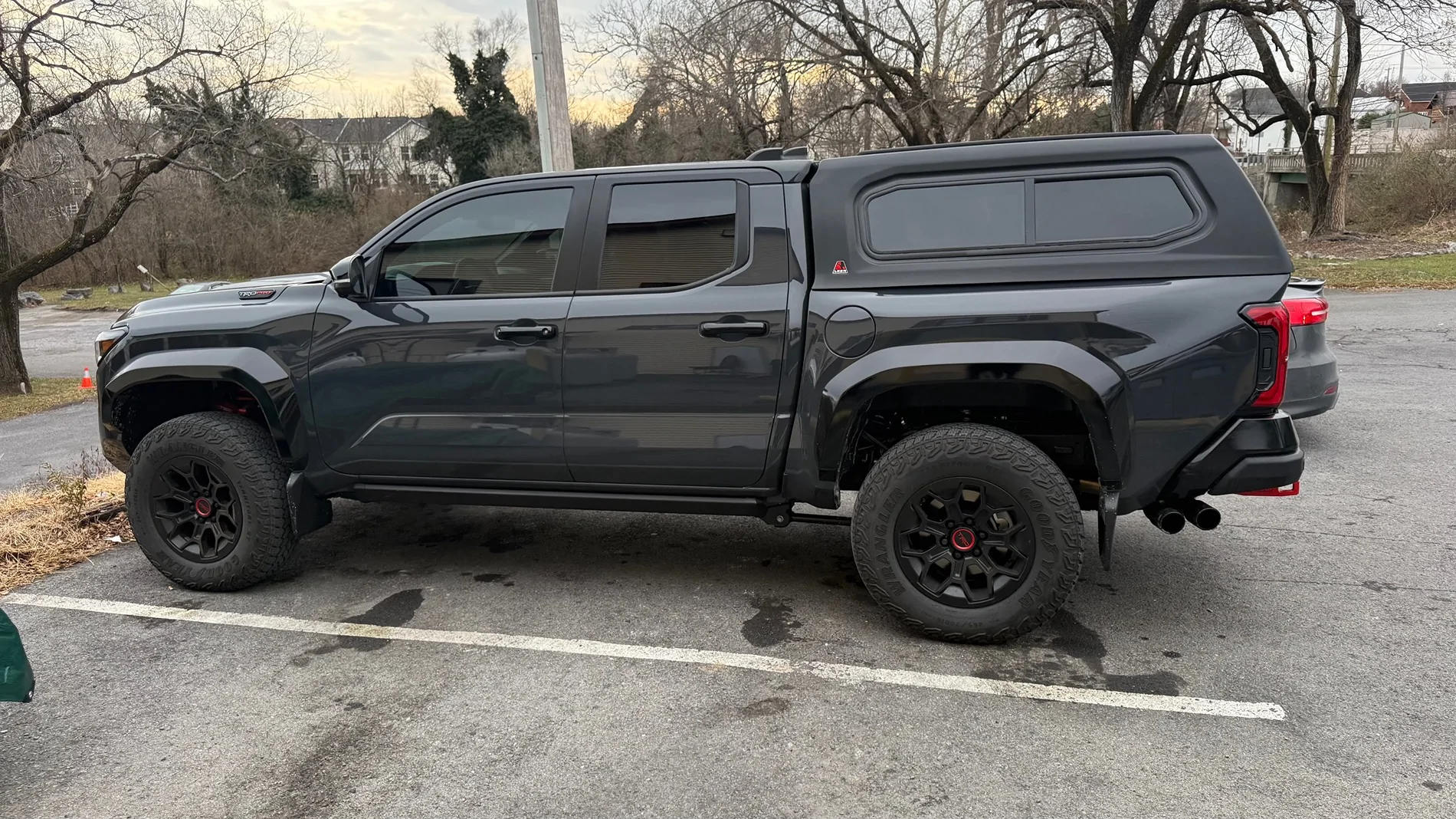 2024 Tacoma Leer 100xr Truck Cap installed FullSizeRender