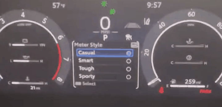 2024 Tacoma Cool kids set their gauges to Smart gauges