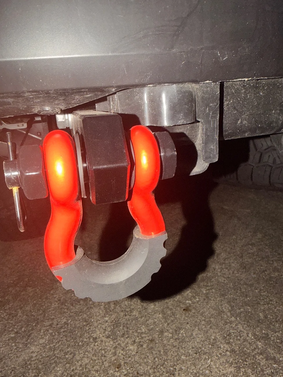 2024 Tacoma Rear recovery hooks and frame reinforcement IMG_6343