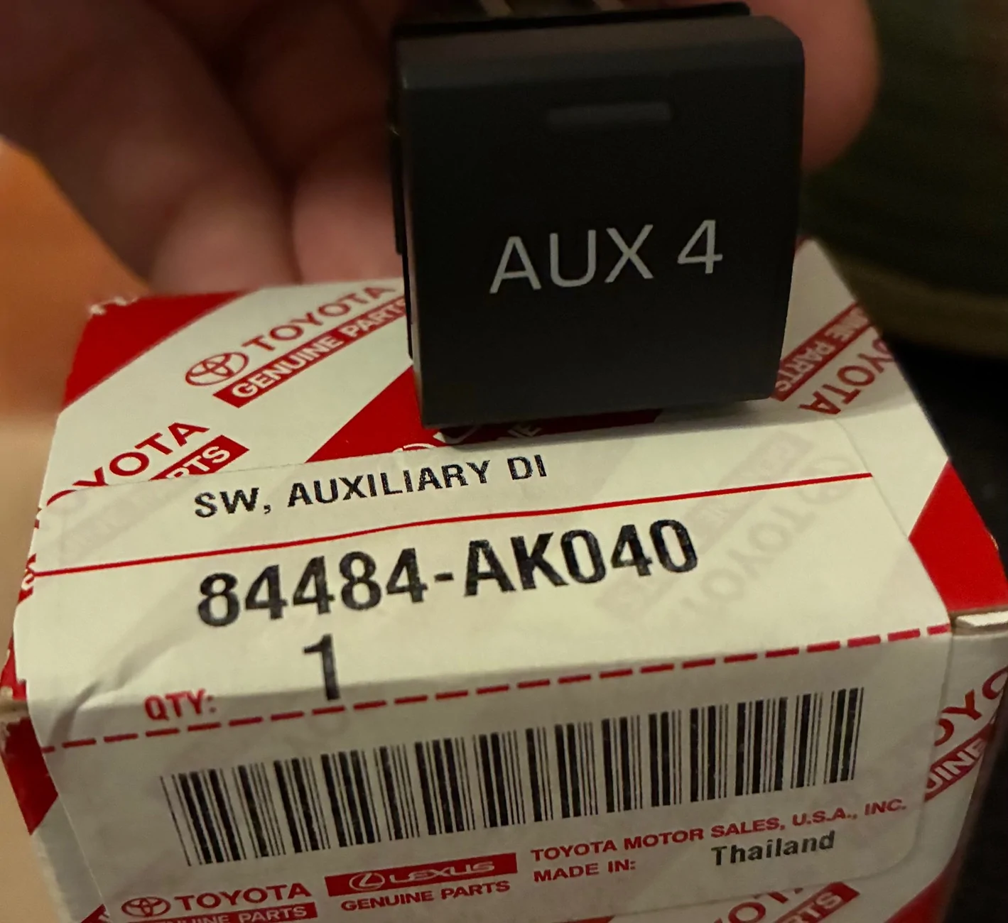 2024 Tacoma AUX4 Dash Switch-Wiring Harness IMG_0114