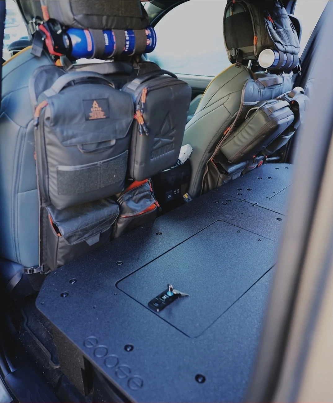 2024 Tacoma Trailhunter rear seat delete by Goose Gear 1000078790