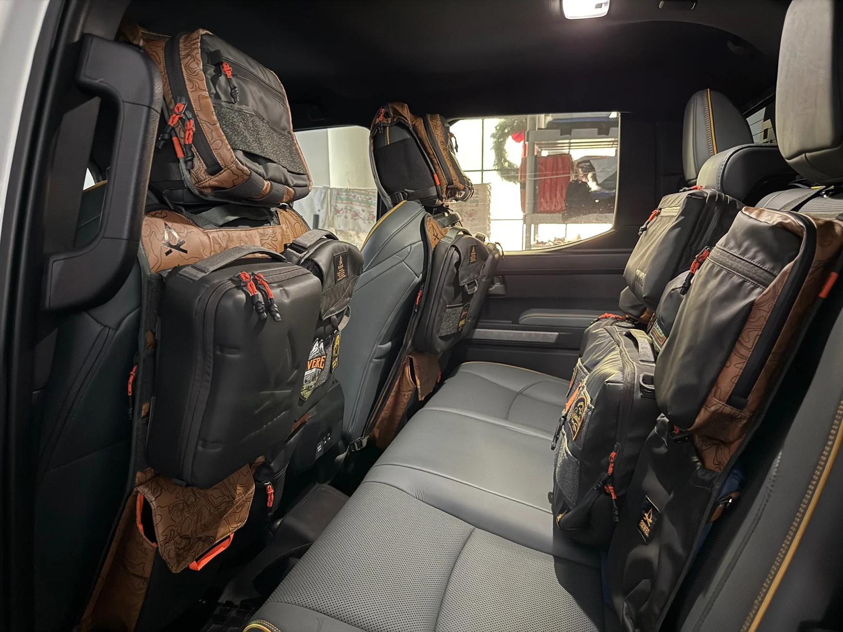 2024 Tacoma Trailhunter rear seat delete by Goose Gear IMG_5552