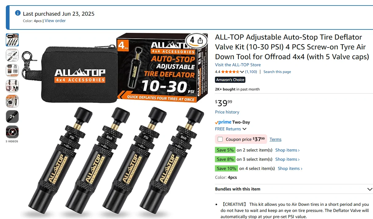 2024 Tacoma Stock tires PSI for Tacoma Off Road? 1766816524721-21