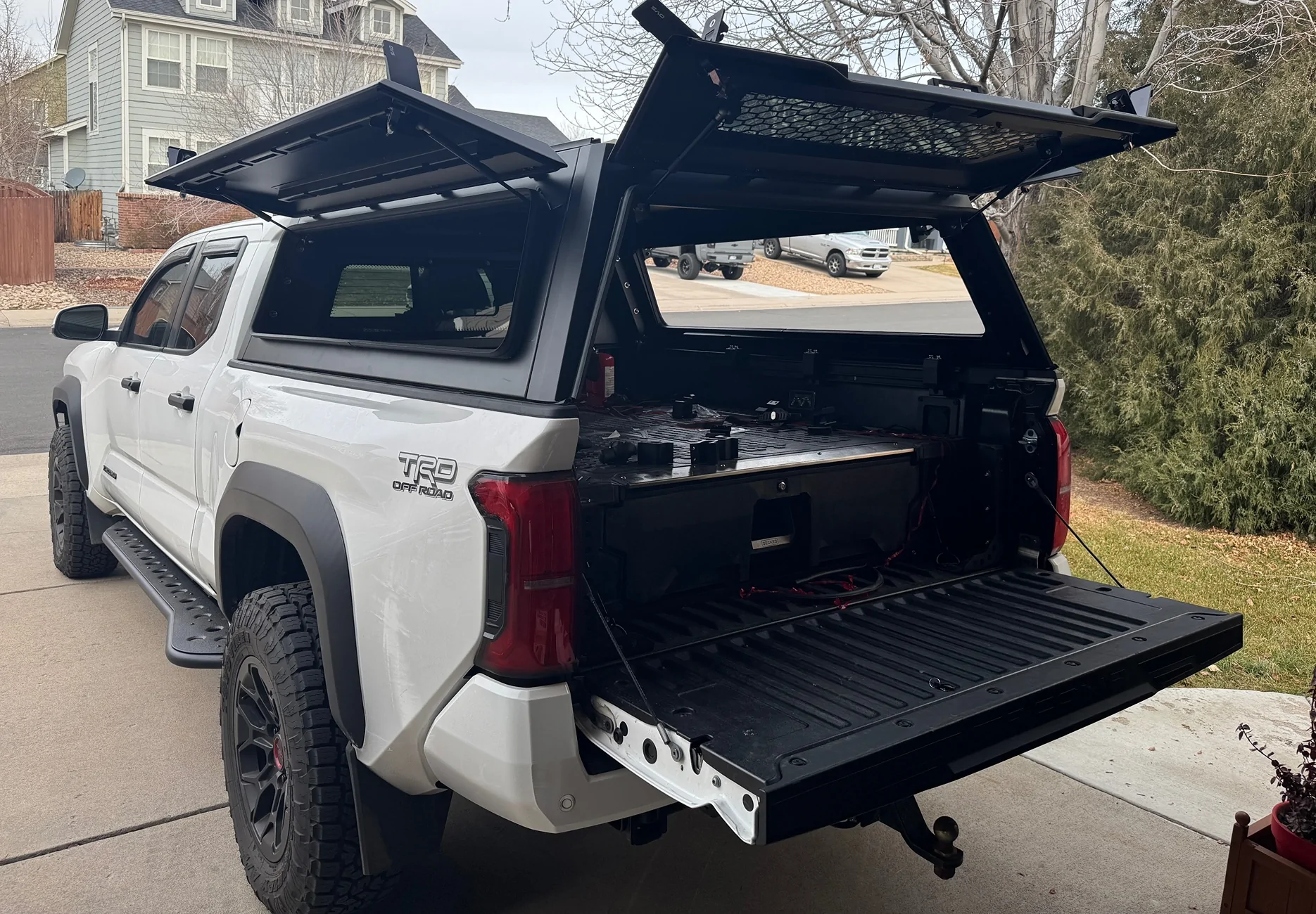 2024 Tacoma OVS Expedition Truck Cap Long Bed - Installed IMG_3496