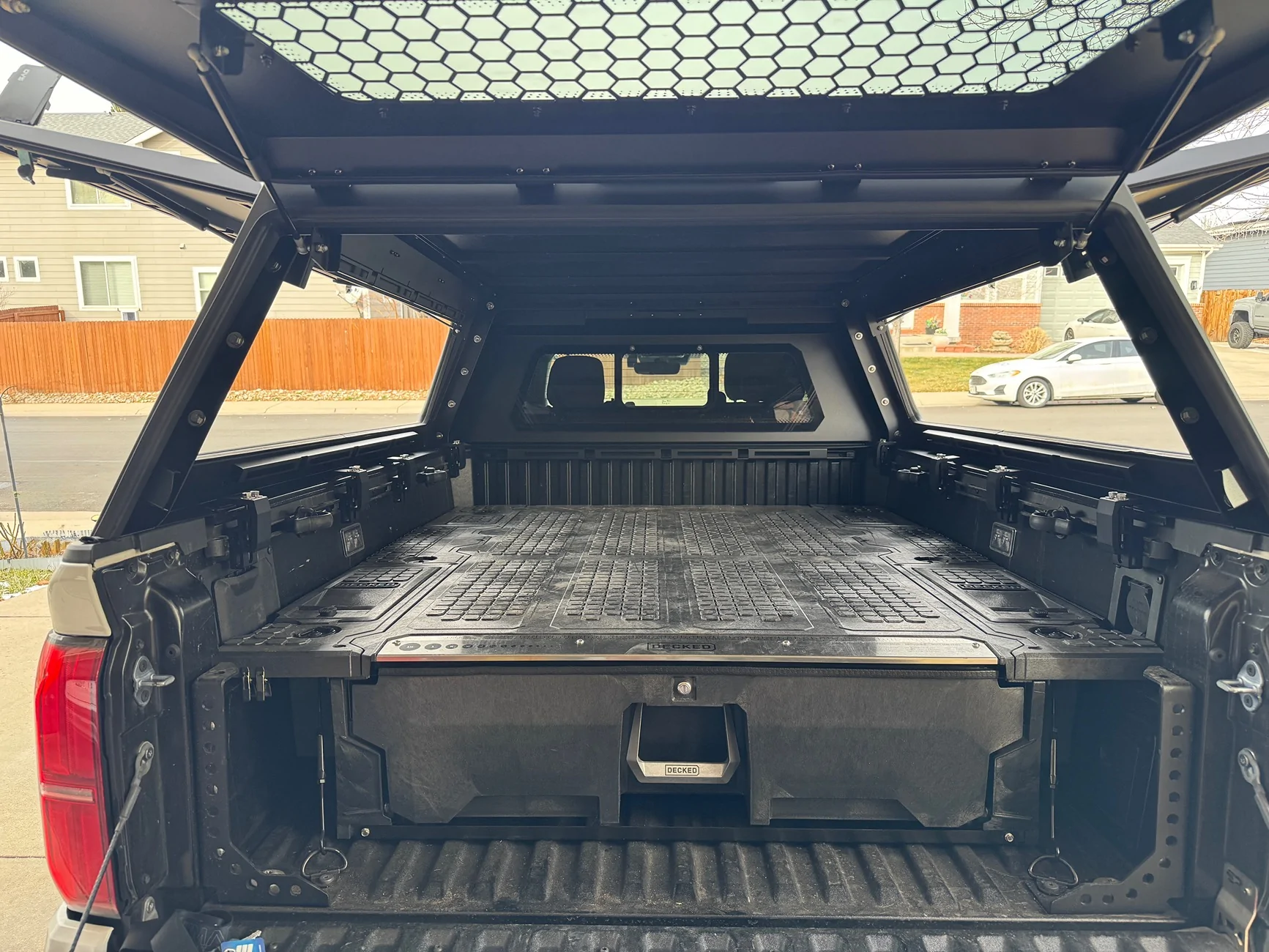 2024 Tacoma OVS Expedition Truck Cap Long Bed - Installed IMG_3497
