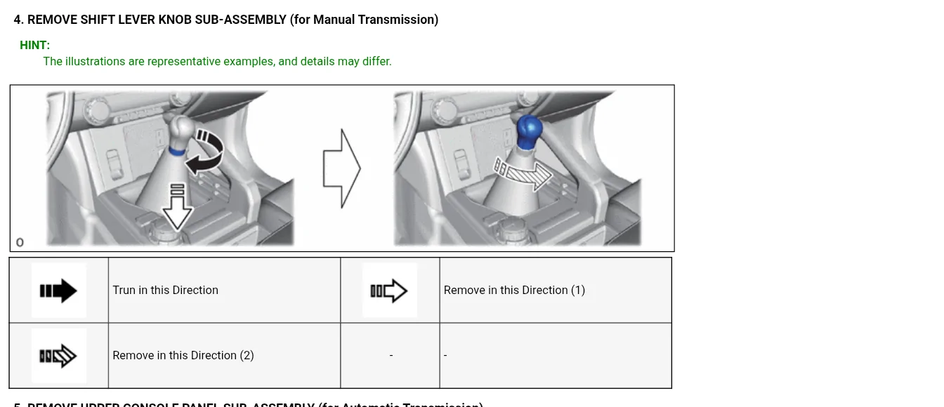 2024 Tacoma Removing the MANUAL transmission shift knob? Screenshot_20260105-071422