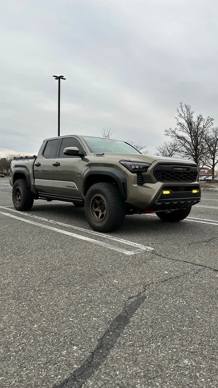 2024 Tacoma AlphaRex Taillights Comparison: Black vs. Alpha Black IMG_3941