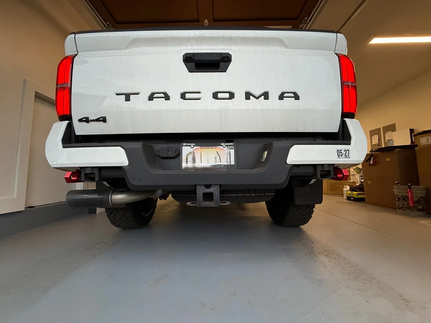 2024 Tacoma SXTH Element front and rear recovery points + Tyger bed cover added IMG_1497