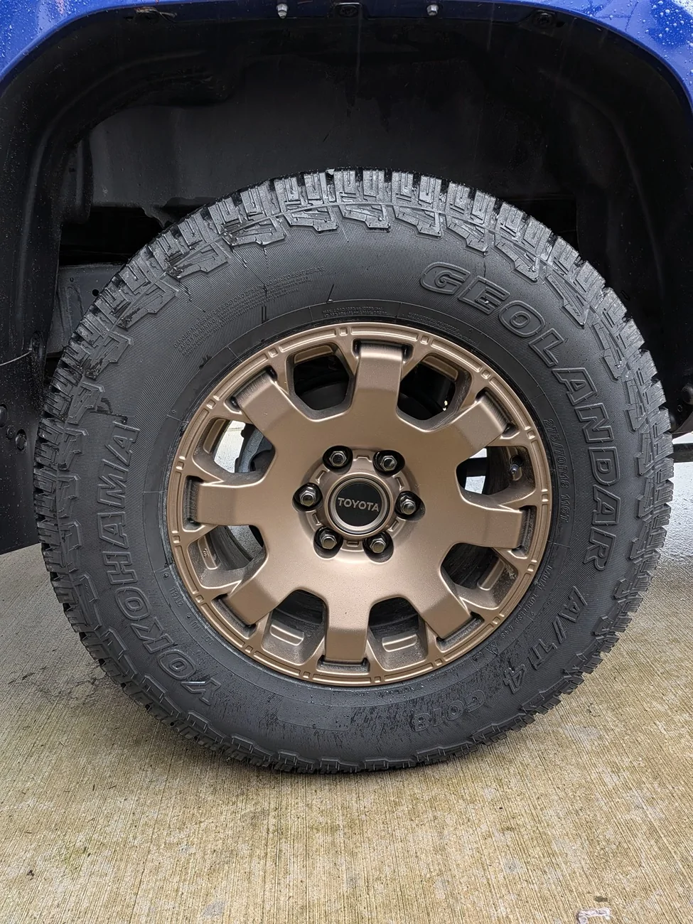 2024 Tacoma TRD Pro wheels & tires setup on TRD Sport? PXL_20260104_220427363.MP