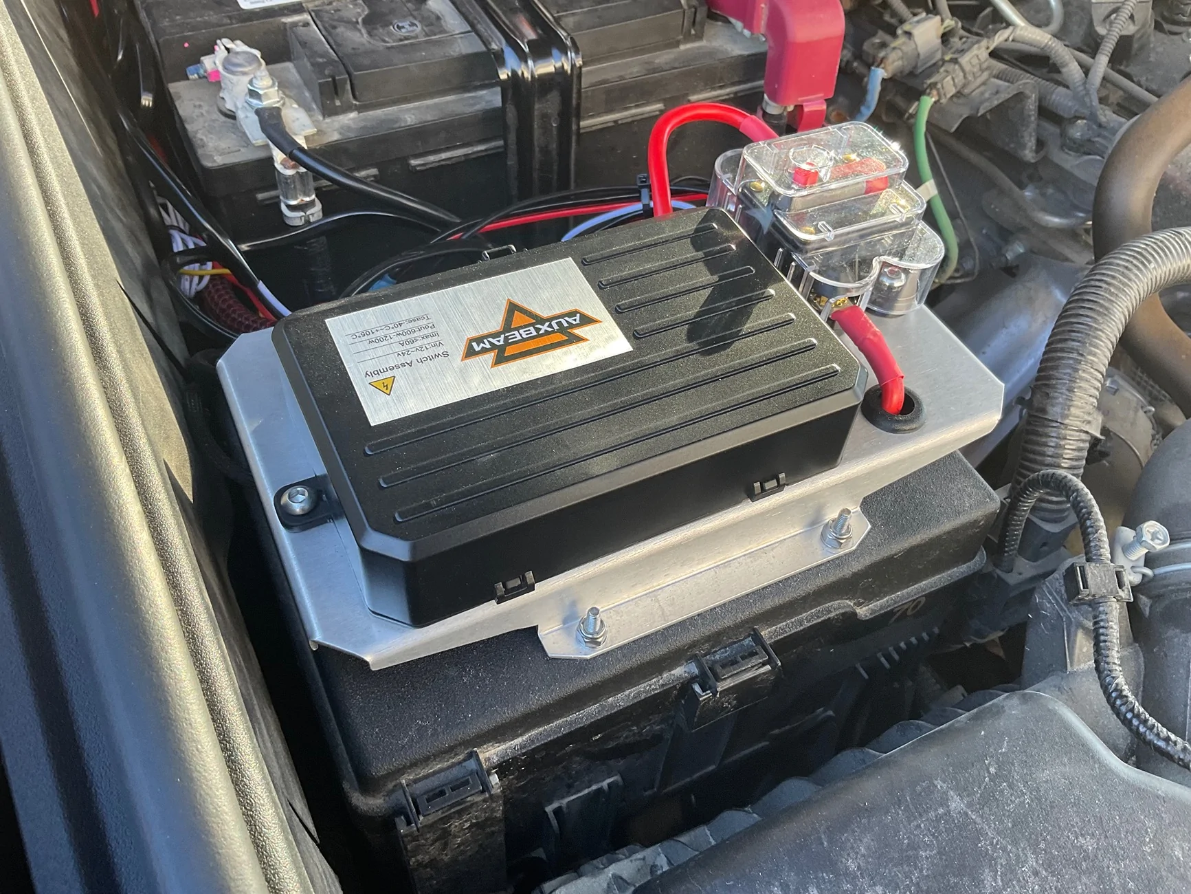 2024 Tacoma Auxbeam switch panel installed. IMG_1573