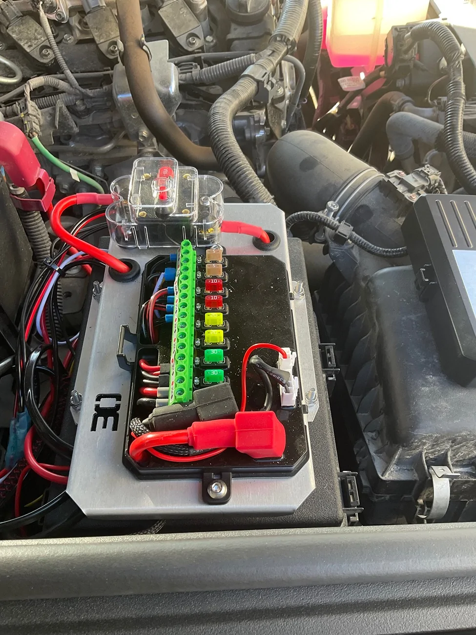 2024 Tacoma Auxbeam switch panel installed. IMG_1574